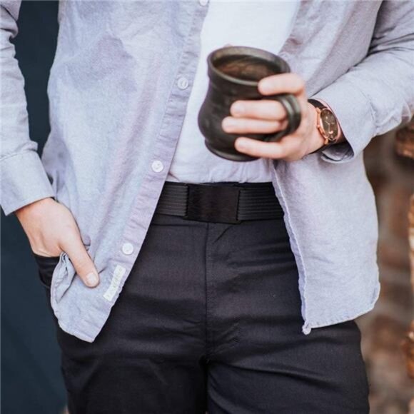 Belt for Men - Nylon Belt for Casual,Tactical, Hiking,& EDC-Adjustable Men Belts - Picture 5 of 7